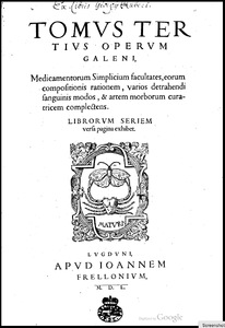 De simplicium medicamentorum facultatibus libri undecim